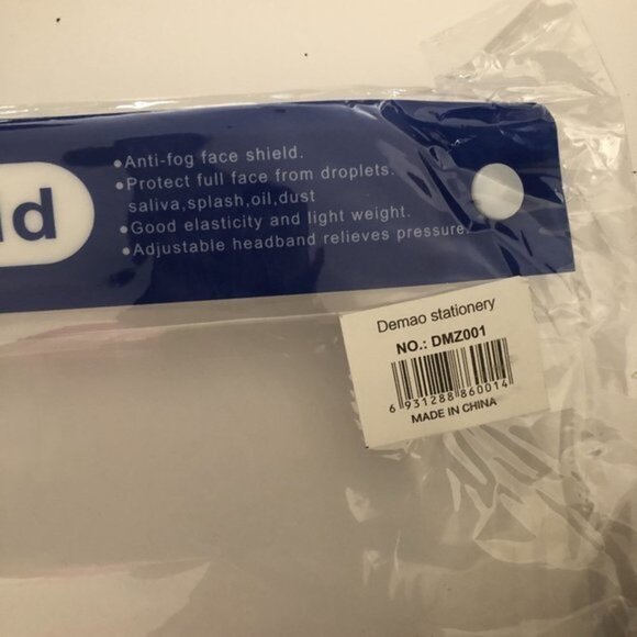 Safety Protective Splash Proof Full Head-Mount Face Eye Shield - Picture 6 of 6